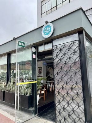 Entrance  at Raw Cafe in Lima