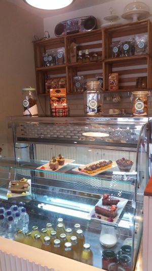 Dessert bar at Raw Cafe in Lima