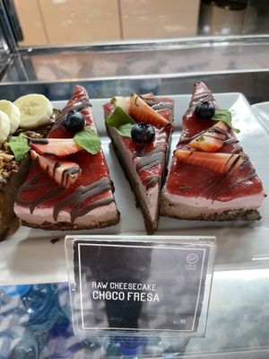 Cheesecake  at Raw Cafe in Lima