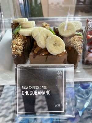 Cheesecake  at Raw Cafe in Lima