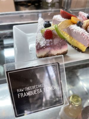 Cheesecake  at Raw Cafe in Lima