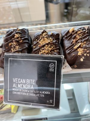 Vegan bites  at Raw Cafe in Lima