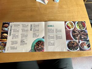 So many yummy choices  at Raw Cafe in Lima