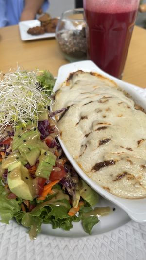 gratin de papas  at Raw Cafe in Lima