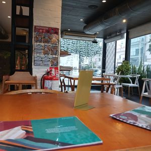 Interior at Raw Cafe in Lima