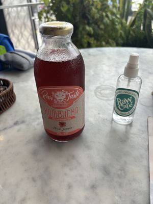 kombucha  at Raw Cafe in Lima