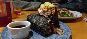 Oriental wrap at Raw Cafe in Lima