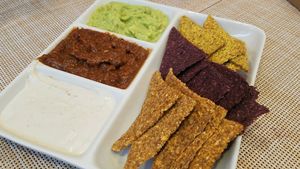 nachos at Raw Cafe in Lima