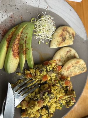 Tofu scramblee  at Raw Cafe in Lima
