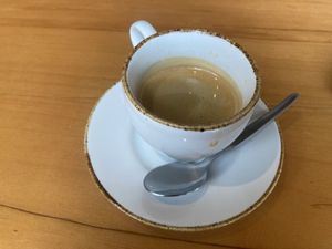 Espresso  at Raw Cafe in Lima