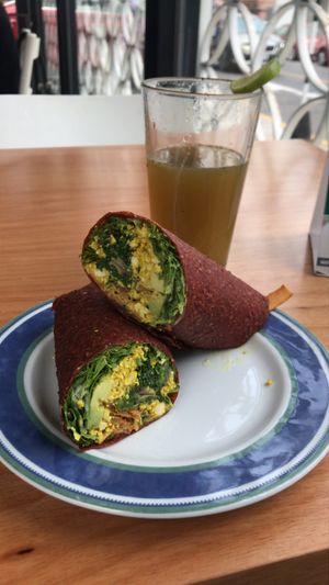 Wrap at Raw Cafe in Lima