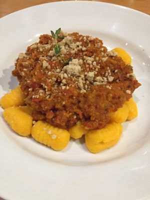 Gnocchi at Raw Cafe in Lima