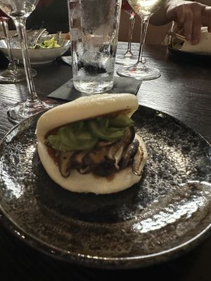 Vegan mushroom boa  at Little Plum in Honolulu
