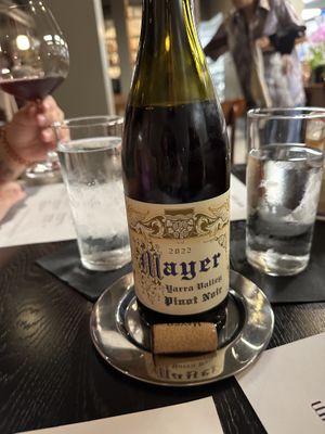 Vegan wine  at Little Plum in Honolulu