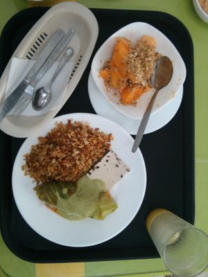 lunch at El Vegetariano in Quito