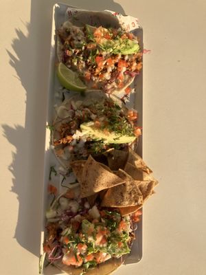 Yaca corn tortillas  at Sanchos Taco Bar in Darwin