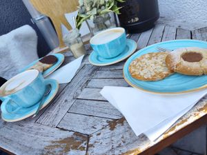 Kaffee und Gebäck at Genuss Café & Deko in Bad Wiessee