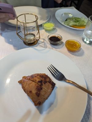samosa at Namaste Indian Restaurant in Sao Miguel