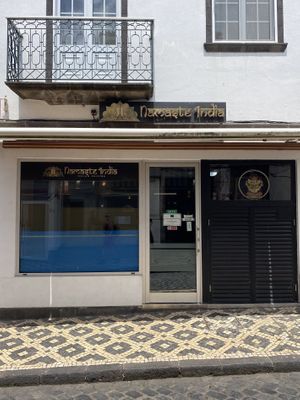 Street view   at Namaste Indian Restaurant in Sao Miguel