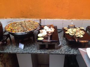 tofu and noodles at Tempeh in Rio De Janeiro