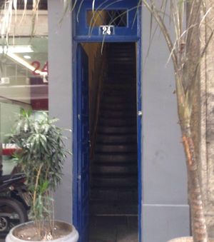 the entrance. Quite hard to find as there are no signs but just look for no.24 and head straight up the stairs. at Tempeh in Rio De Janeiro