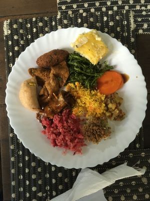 Delicious food at Tempeh in Rio De Janeiro