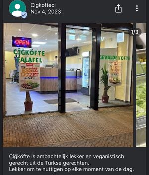  at Cigkofteci in Venlo