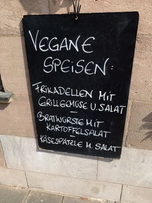   at "Trödelstuben", Wein- und Bierstuben, Restaurant in Nuremberg