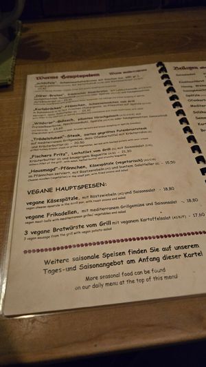  at "Trödelstuben", Wein- und Bierstuben, Restaurant in Nuremberg