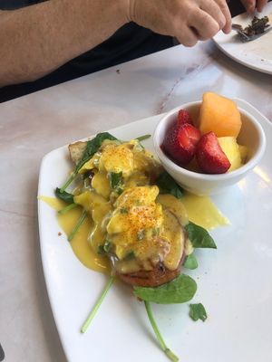 Benedict  at Silver Diner in Springfield