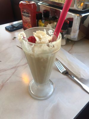 Mocha cold brew - oh yesssss  at Silver Diner in Springfield