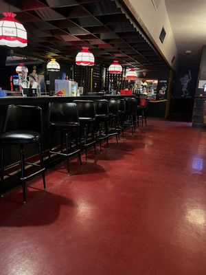 bar area  at Zaronis Pizza in Oshkosh