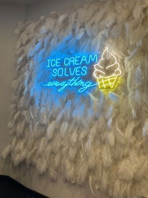 Vegan dole whip ( watermelon or pineapple ) & they can be swirled together too! Watermelon is my favorite, but the pineapple was still very good!   at Sweet B's in New Albany