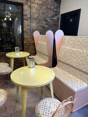 Super cute vibe & cute picture spots too!   at Sweet B's in New Albany