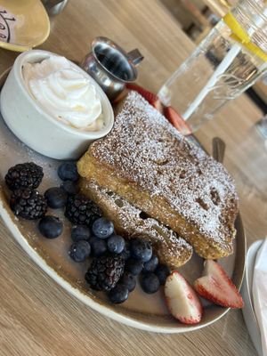 French toast   at My Vegan Gold in Los Angeles