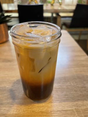 Thai tea  at My Vegan Gold in Los Angeles
