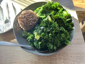 Greens plate  at My Vegan Gold in Los Angeles