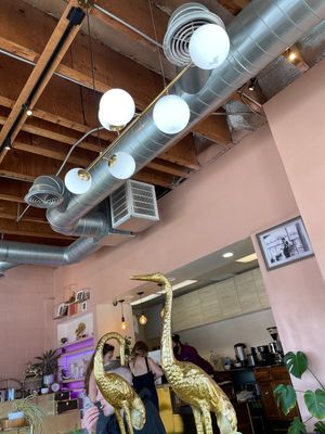 Great decor  at My Vegan Gold in Los Angeles