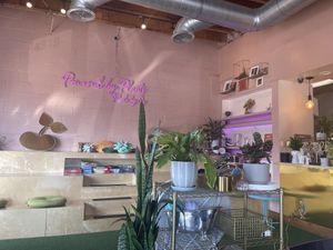 Restaurant interior  at My Vegan Gold in Los Angeles