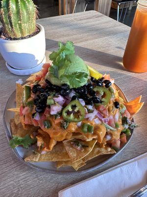 Killer nachos!  at My Vegan Gold in Los Angeles