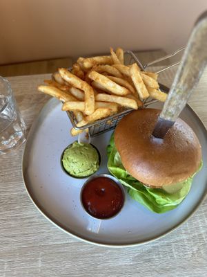 Burger   at My Vegan Gold in Los Angeles