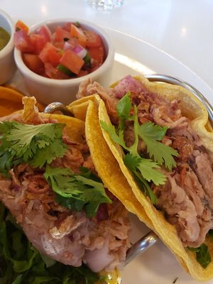 Spicy Jackfruit tacos at My Vegan Gold in Los Angeles