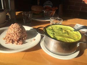 The green curry at My Vegan Gold in Los Angeles
