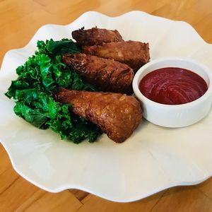 Drumsticks, very good! at My Vegan Gold in Los Angeles