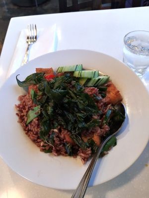 Jade fried rice at My Vegan Gold in Los Angeles