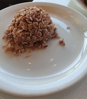 Rice on the side at My Vegan Gold in Los Angeles