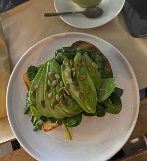 Avocado toast  at Pinturicchio Cafe+Kitchen in Perugia