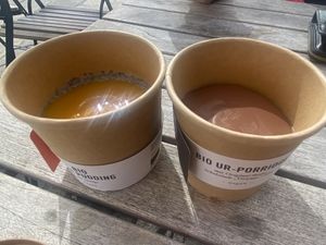 Chia seed pudding and chocolate soaked oats   at Joseph Brot - Linz in Linz