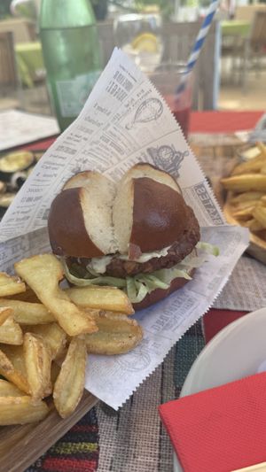 The Burger was awesome!  at Bambo in Pula