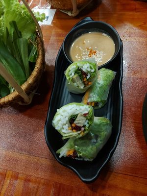 Fresh rolls at MOON CHAY in Central Singapore